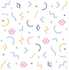  geometric seamless patterns , vector illustration