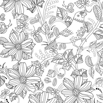 7,294 BEST Bird And Flower Coloring Pages IMAGES, STOCK PHOTOS