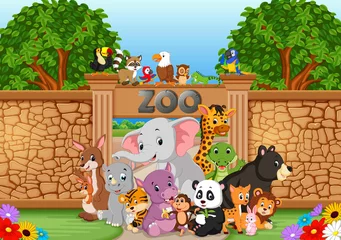  zoo and animals in a beautiful nature © hermandesign2015