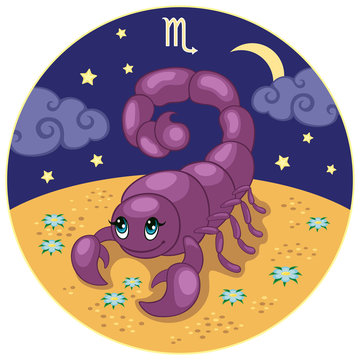 Scorpio. Baby sign of the zodiac.