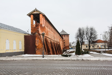 Kolomna Kremlin, a very large fortress in Kolomna, Russia. 