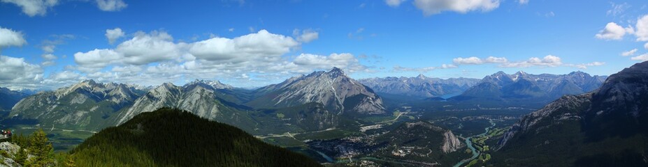 Wundervolle Panorama Aussicht in Banff / Kanada