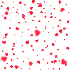 Fototapeta na wymiar Heart confetti. Background for Valentines Day. Flying Valentine hearts