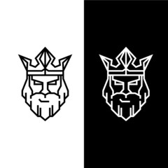 Black and White King