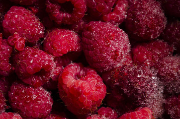 Berry raspberry background
