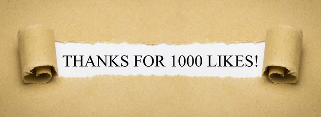 Thanks for 1000 likes!