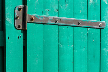 Iron door hinge
