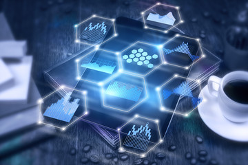 Futuristic innovation concept