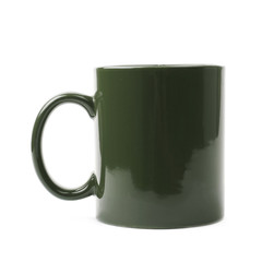 Ceramic cup isolated