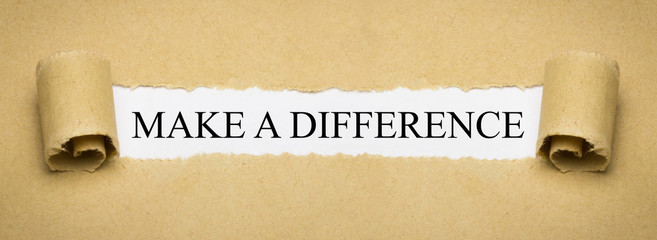 Make a difference