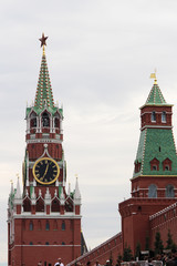 Fototapeta premium Spasskaya tower, Moscow Kremlin 
