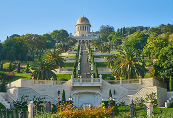 Bahai Garden in Haifa, Israel