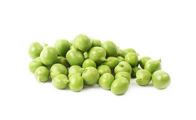 Green pea bean isolated