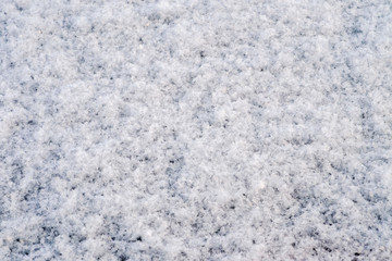 natural background of white fluffy snowflakes