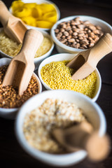 Organic food concept