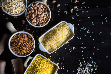 Organic food concept