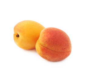 Pile of plums isolated