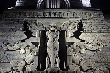 Mahnmal gegen Krieg und Gewalt, Völkerschlachtdenkmal, St. Michael, Gott mit uns, Krieger,...