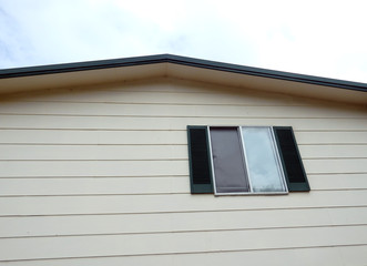 simple single window in white house