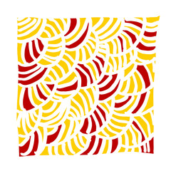 Obraz premium 젠탱글 패턴 / 손으로 그린 모자이크 일러스트