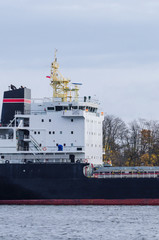Fototapeta premium MERCHANT VESSEL - The great ship's captain's bridge