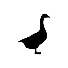 goose vector silhouette