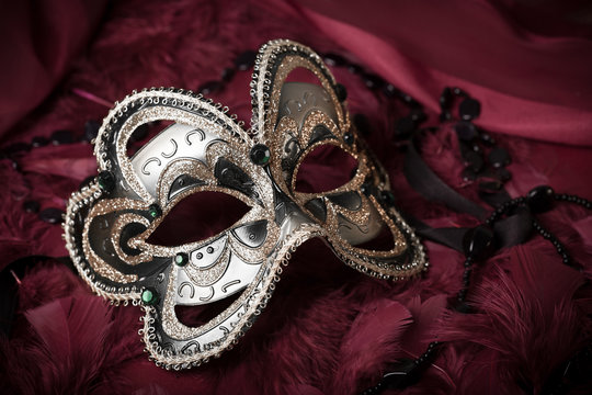 Image of elegant venetian mask