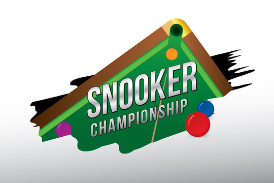 Vector Of Of Snooker Championship  Badge Design.