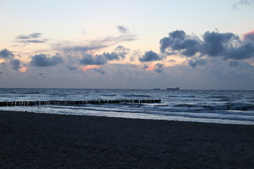 Fototapeta premium Ostsee bei Warnemünde