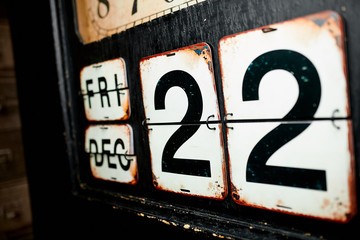 Photo of  retro designer calendar 