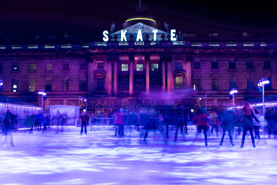 Ice Skating At Somerset House