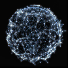 3d illustration of detailed planet Earth