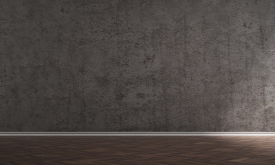 The interior design idea concept of empty living room and concrete wall patern background 