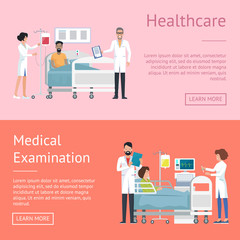 Healthcare Medical Examination Vector Illustration