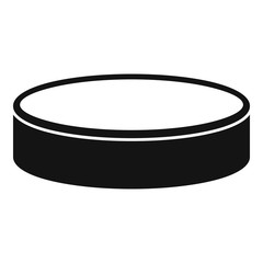 Puck icon, simple style