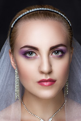 Perfect bride make up