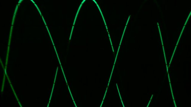 Amplitude diagram on the oscilloscope is buggy