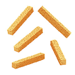 Croutons set.