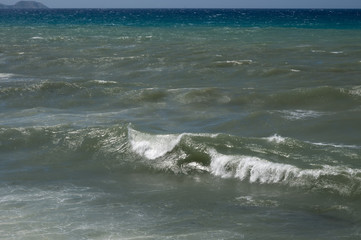 Naklejka premium Wellen im Meer