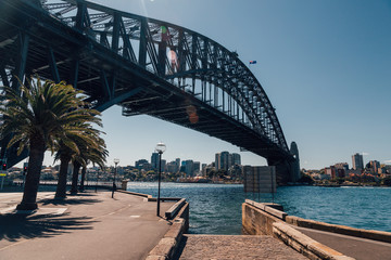 Amazing harbour bridge view in Sydney Australia.