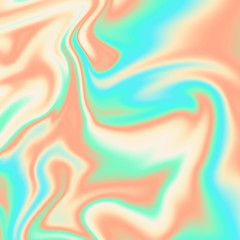 Vector abstract holographic background 70s. Colorful texture in blur pastel color design. Vector background for your design