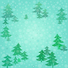 winter background with snow