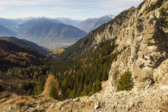 autumn scienic view - meran 2000 - merano 2000 - italy - south tyrol