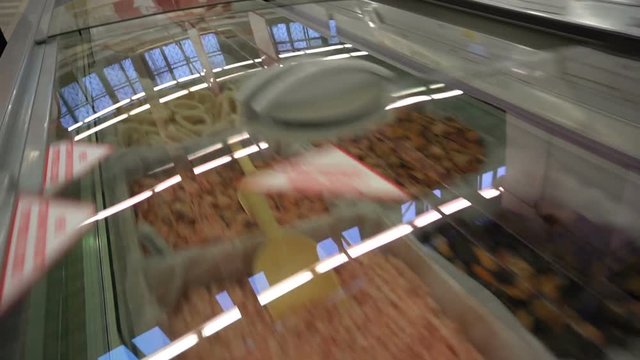 Frozen Food in the supermarket