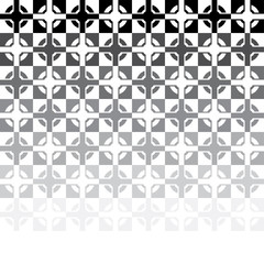 vectoк black and white abstract tile mosaic