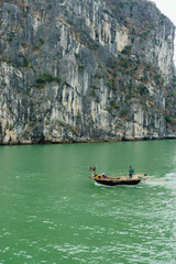 boat in halong bay vietnam