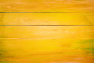 Yellow wood planks background