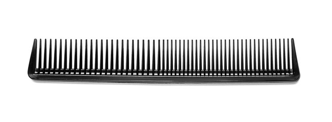 Professional hairdresser comb on white background