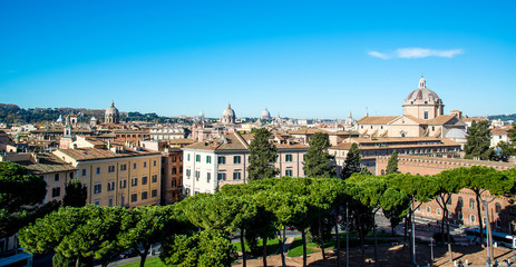 Obraz na płótnie Canvas Cityscape of Rome.