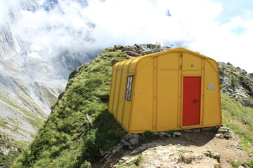Bivacco in alta quota